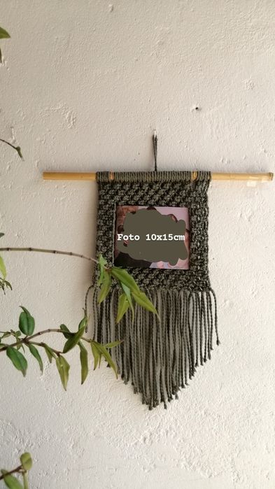 Moldura em Macramé