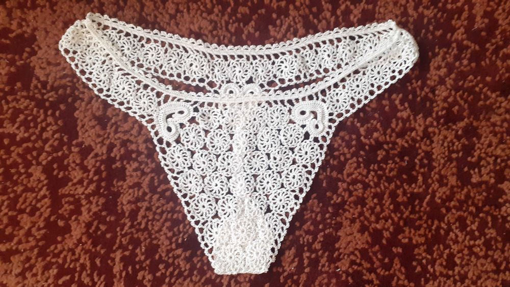 Stringi damskie koronkowe S/M