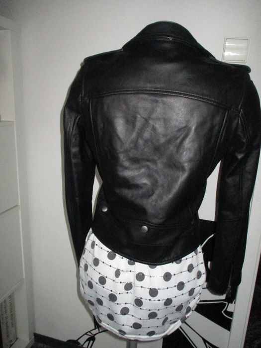 Saint Laurent Paris ramoneska skora jagnieca rozm M