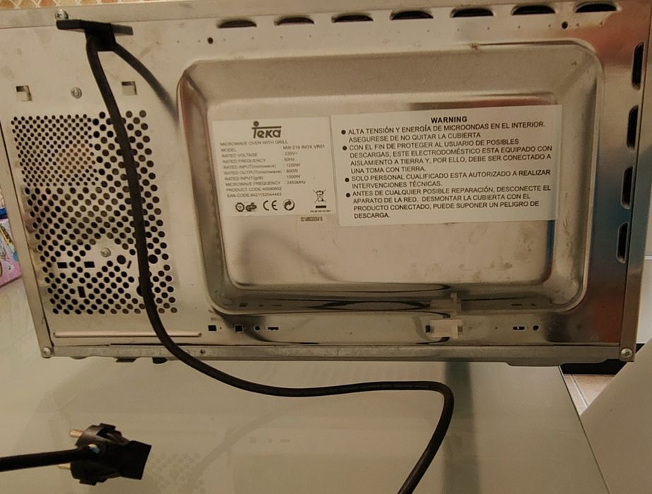 Microondas Teka metalizado