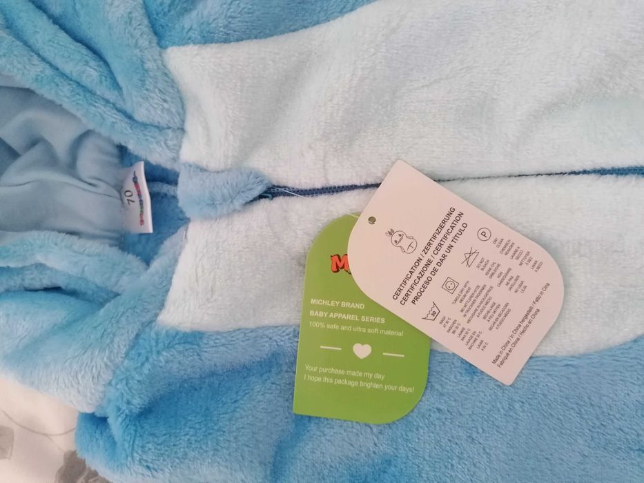 Nowy kombinezon piżama Stitch 70 cm