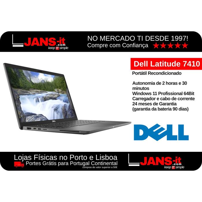 Dell Latitude 7410 | i5-10310U | 16GB | SSD 512GB | 14″ FHD