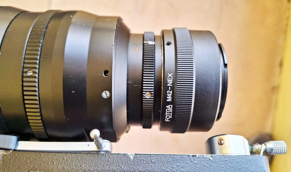 Objetiva Espionagem militar Ex-União Soviética adaptador Sony Alpha