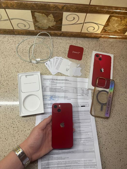 iPhone 13 256gb|ГАРАНТІЯ|Айфон 13 256гб|Айфон|Iphone| product red + коробка