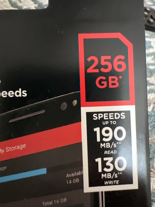 NOWA sanDisk karta 256 gb