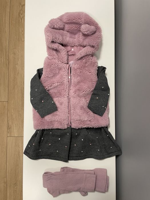 Zestaw sukienka i kamizelka 74 H&M Cool Club by Smyk