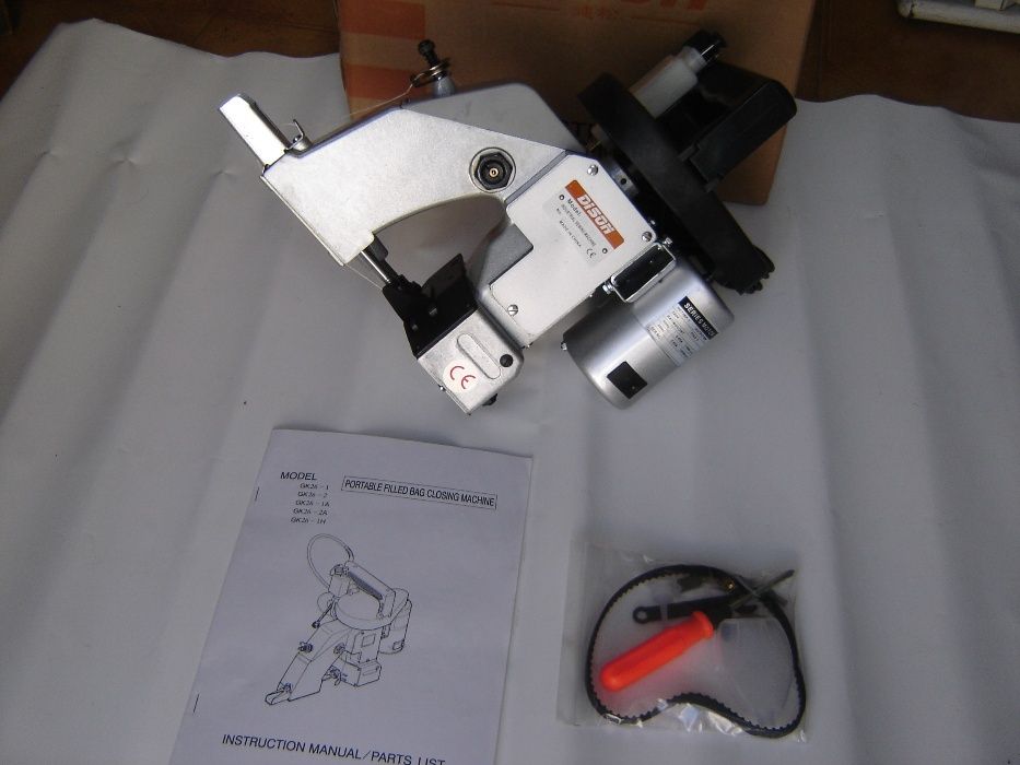 Máquina de coser sacos, nova