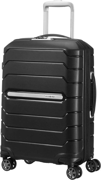 Walizka podróżna Samsonite, twarda, czarna - bagaż podręczny 44l