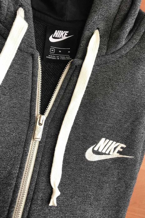 casaco nike fato de treino futebol desporto M cinzento hoodie blusao sweatshirt