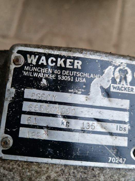 Wacker bs60y czesci