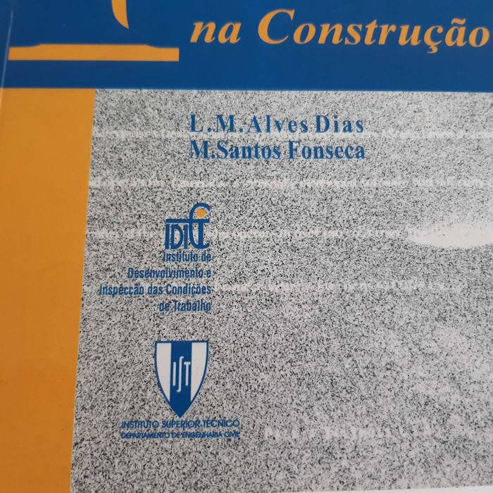 Livro Plano de Segurança e Saúde na Construção Civil de Alves Dias e Santos Fonseca