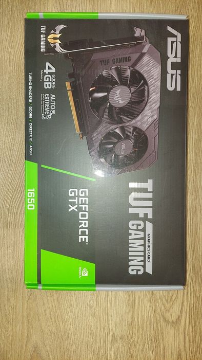 GeForce GTX 1650 4GB TUF GAMIN G GDDR6 DirectX 12
