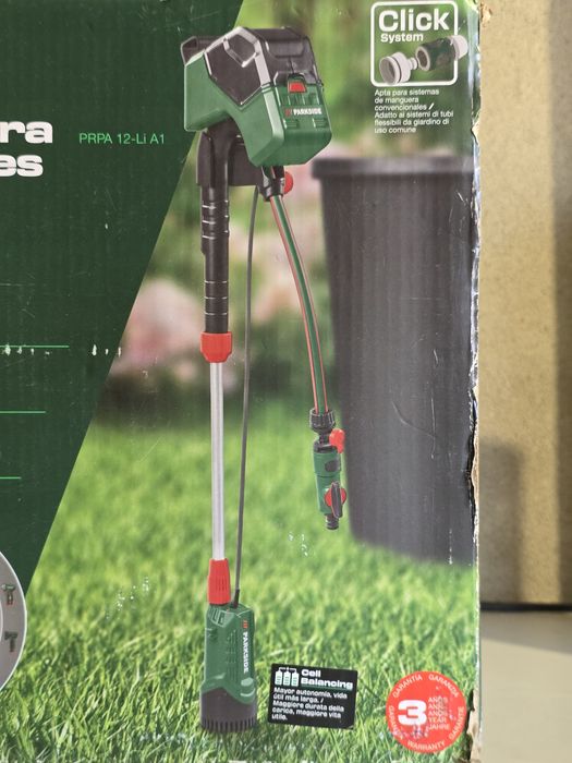 Bomba 12V Parkside para depósitos de aguas pluvial