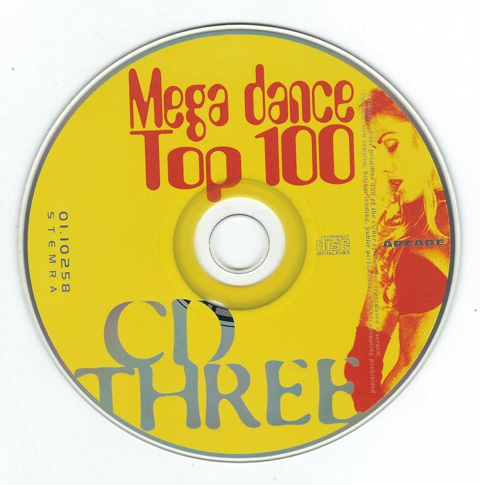 4 CD Mega Dance Top 100 (1996) (Fat Box Case) (Arcade)