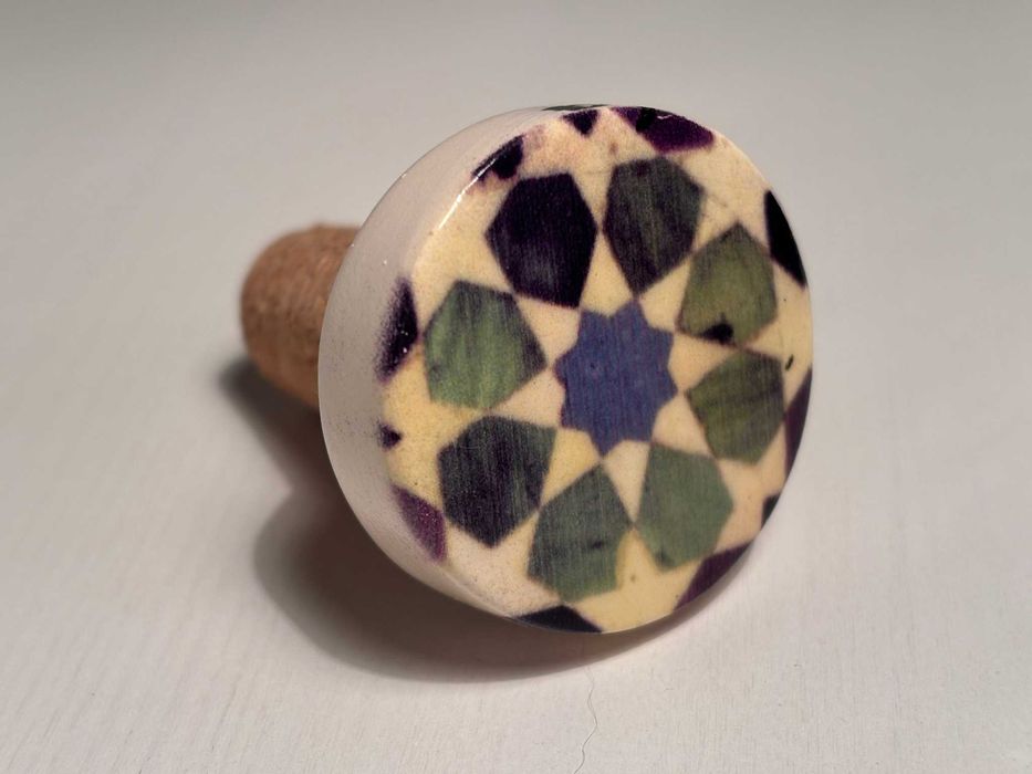 NOWY Ozdobny korek do butelki/wina, Granada