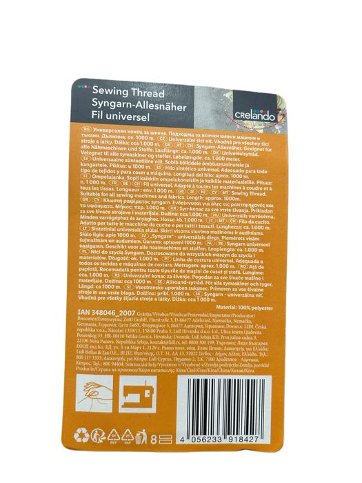 Białe nici do szycia ręcznego lub maszynowego 1000m  nr.7781