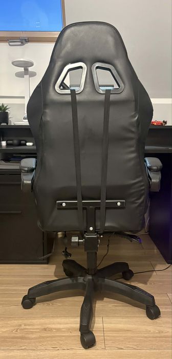 Fotel gamingowy led masaż