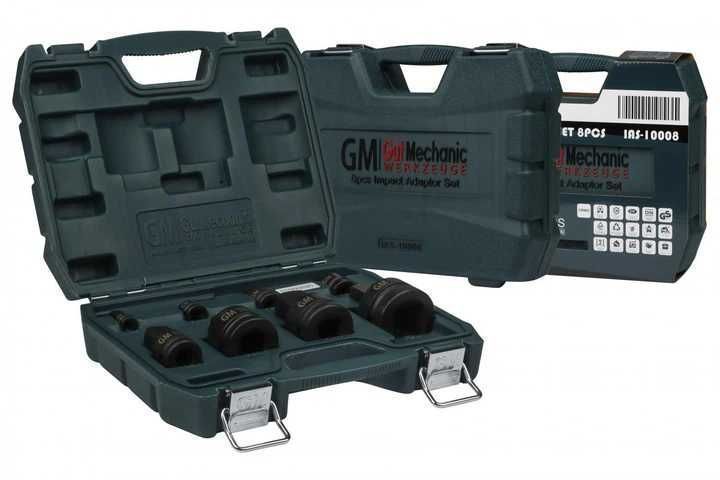 Набір перехідників ударних 1/4 1/2 3/4 3/8 1" GUT MECHANIC IAS-10008