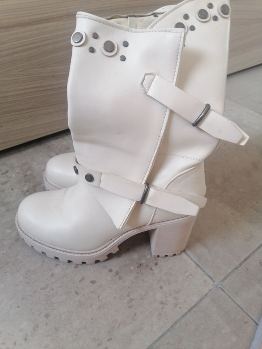 White Boots Size 37