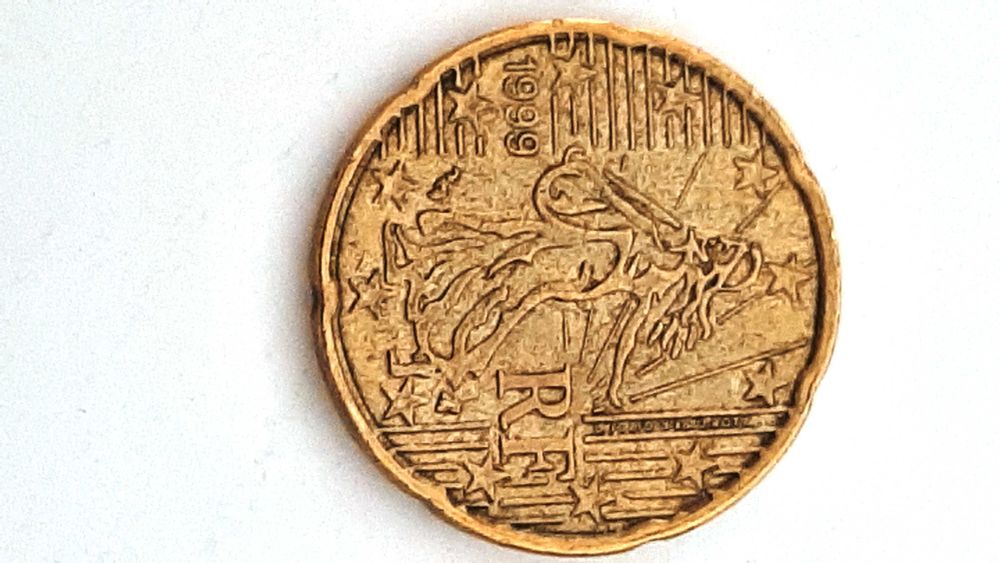 Moedas da França com face nacional "Semeadora"