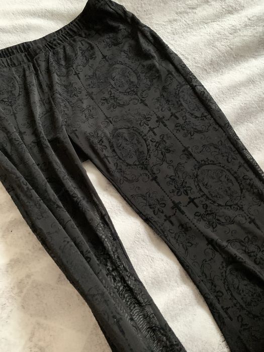 Жіночі мережевні брюки кльош