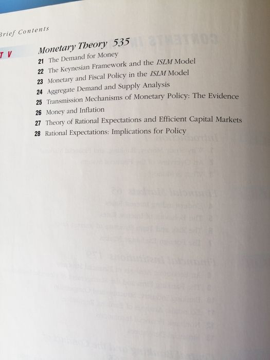 Economics of Money, Banking and Financial Markets