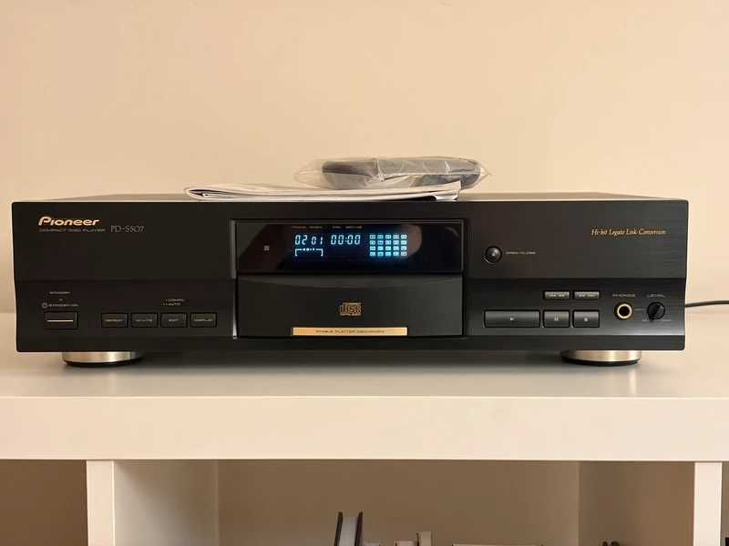 Pioneer PD-S507 Stable Platter – CD Player Hi-Fi + comando e manual