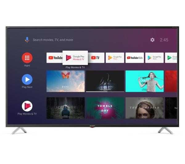 SHARP LED 65" 4K Android BT WiFi DVB-T2 HEVC 65BL3EA Telewizor Nowy Gw