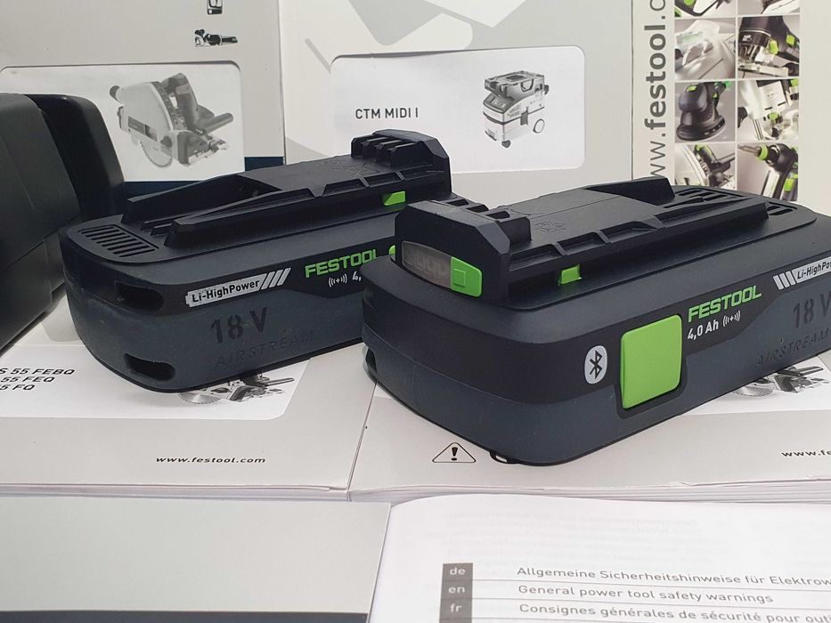 Zestaw startowy FESTOOL TCL 6 +2 szt akumulator 18v 4ah Bluetooth nowe