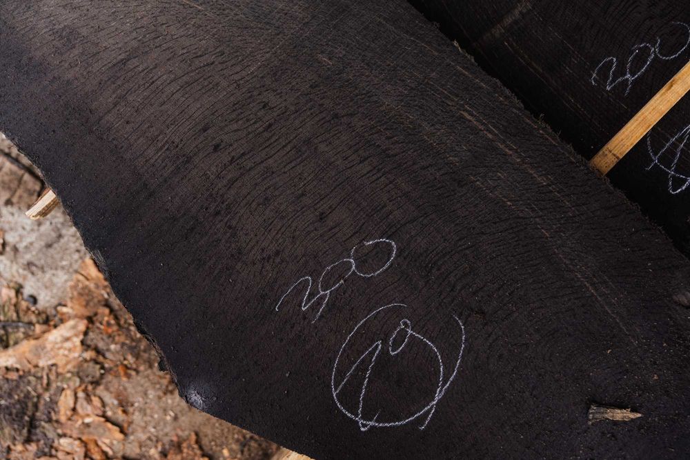 Czarny Dąb Deski Monolity Tarcica Drewno Blaty