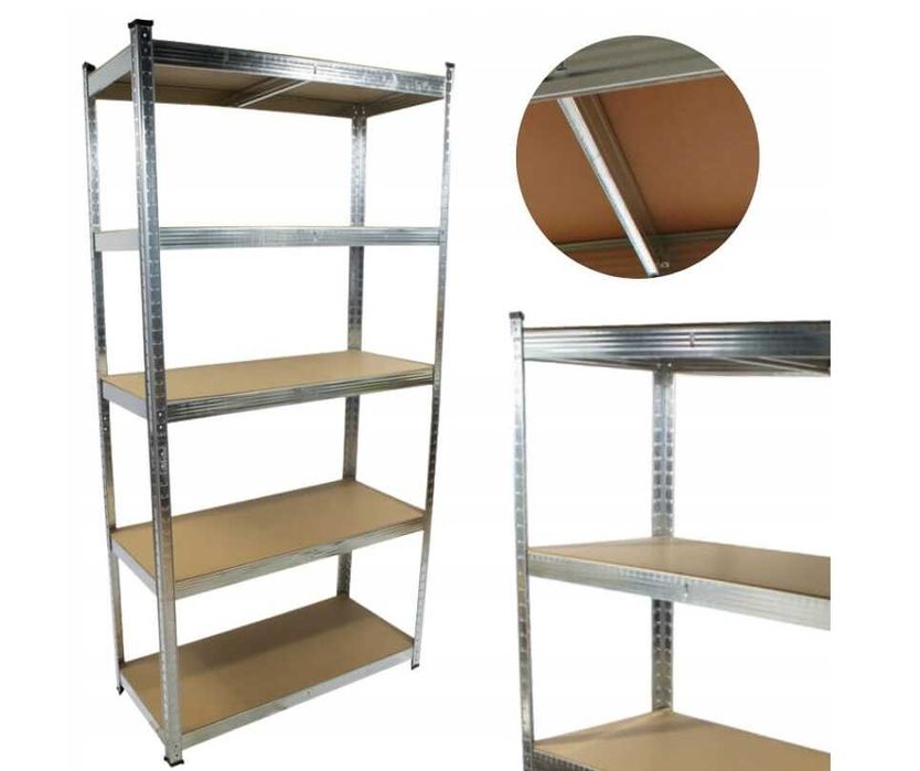 Regał metalowy do garażu piwnicy warsztatu 875 kg