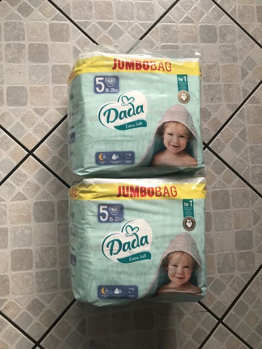 Pieluchy Dada 5 Jumbo Bag x2,szybka wysyłka!