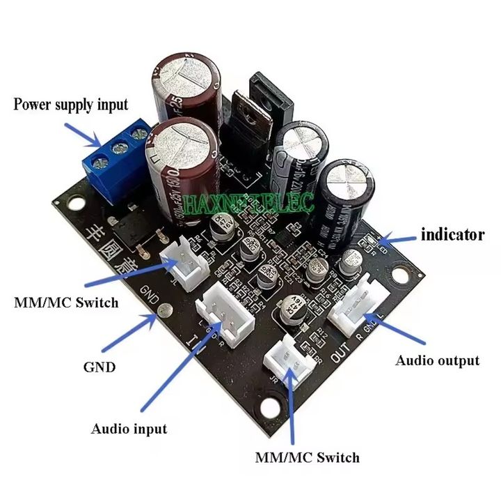 Фонокоректор MM/MC для вінілового програвача | Phono Preamp | RIAA