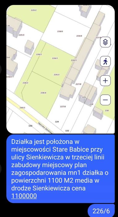 Sprzedam działkę
