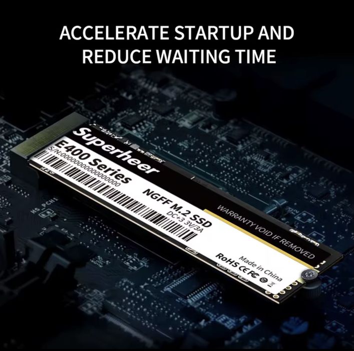 Новий SSD 1TB Superheer SSD накопичувач E400 550mb/s M2 1000mb NVme