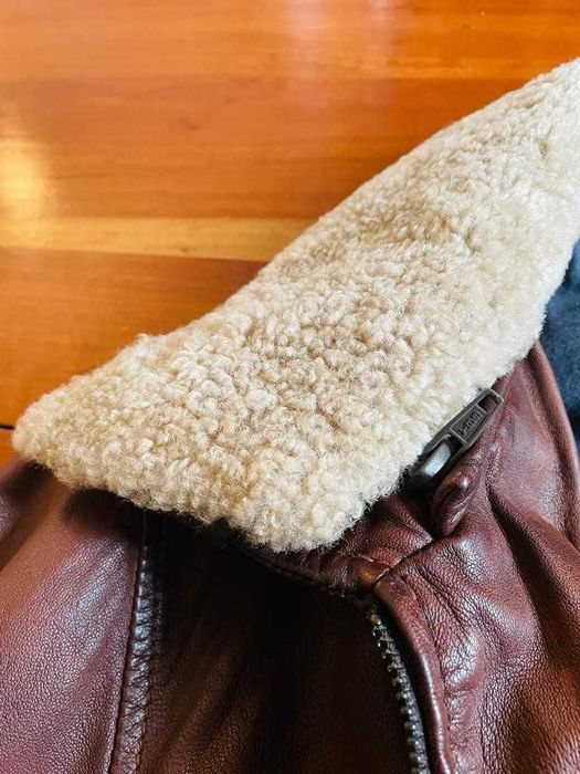 Blusão Estilo Aviador em Pele Genuina - Casa das Peles