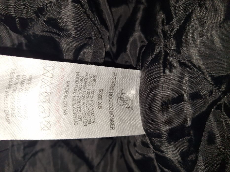 Oryginalna alaska siksilk S kurtka męska futerko