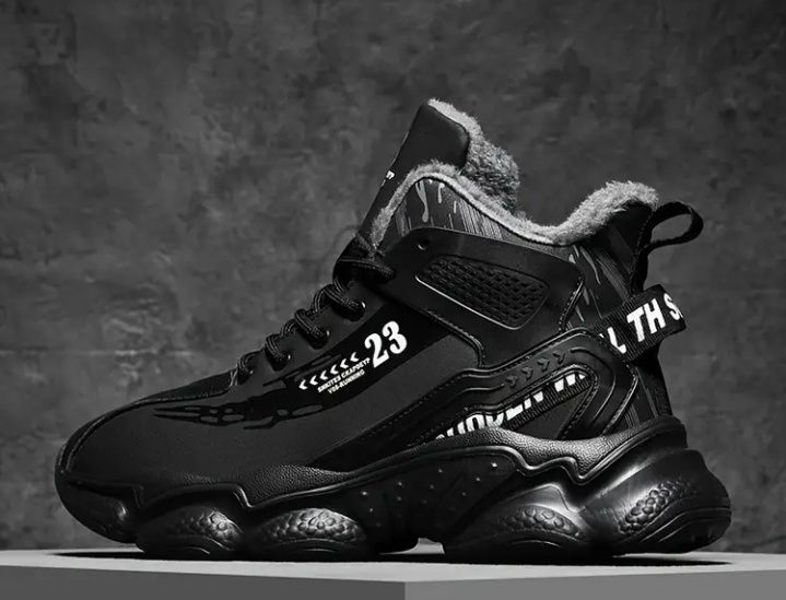 38,5р./24,5 см Зимові кросівки черевики на хутрі, підліткові хлопчику