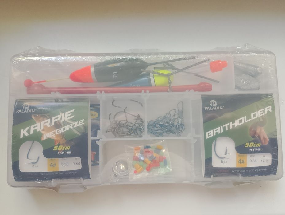 Zestaw akcesoriów wędkarskich Paladin- karp i węgorz