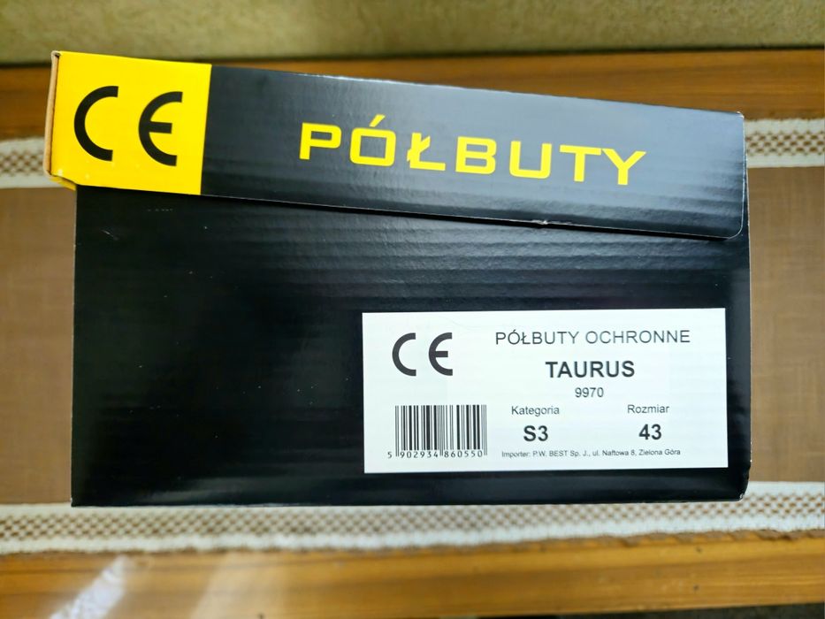 Nowe buty TAURUS S3 r.43