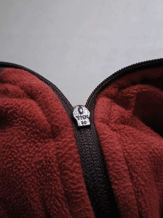 Mountain Warehouse Men's Argyle Fleece Zip Neck Dark Grey/Red