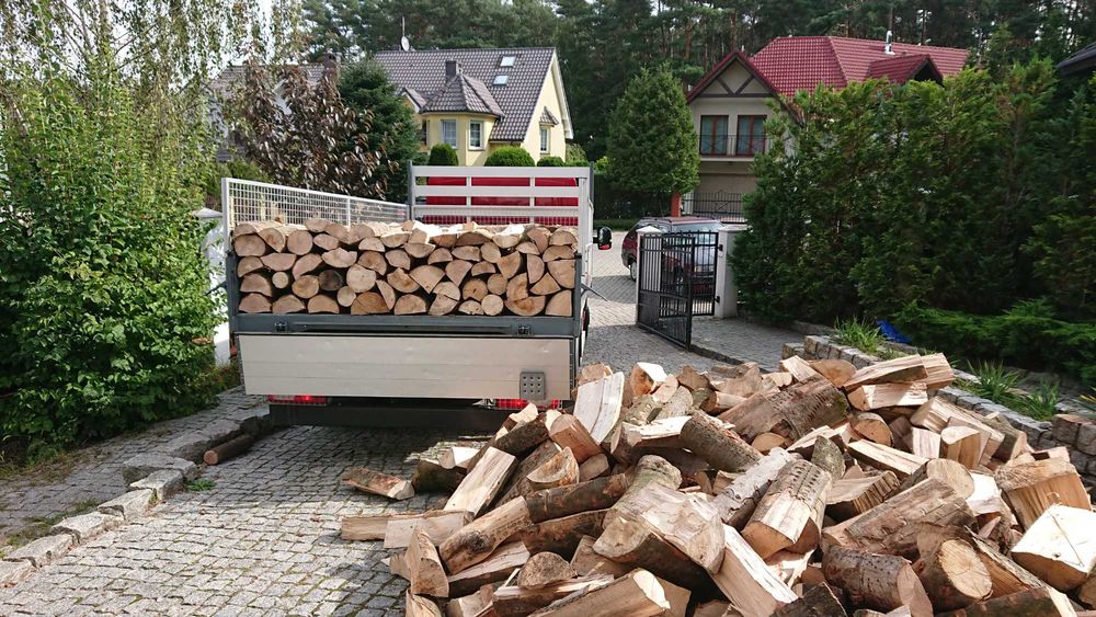 DREWNO KOMINKOWE opałowe Szprotawa UKŁADANE Gwarancja ilości RYNEX