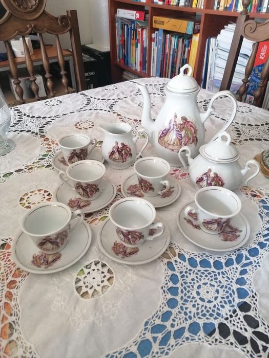 Serviço de café da família inglesa