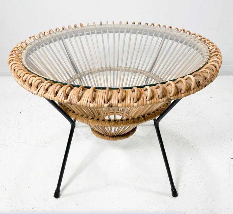Mid Century Franco Albini vintage 1950's Mesa apoio / centro