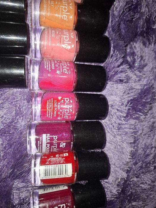 19 Vernizes purple cheios  e novos
