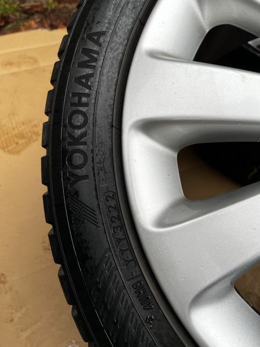 Alufelgi Opel 5x105 17” + Yokohama 2022 wielosezon 6,5mm