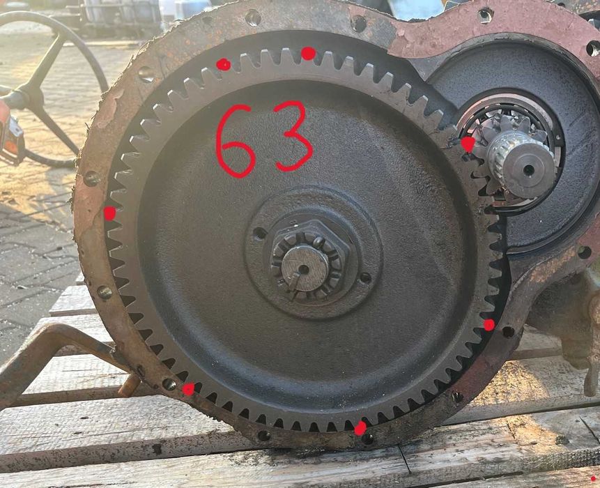 135.4411.0N Zwolnica tylna SAME 63/11 zębów