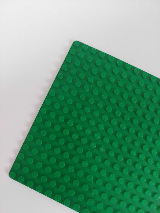 Lego Baseplate 3867 16x16 - płytka bazowa green - zielona - pęknięta