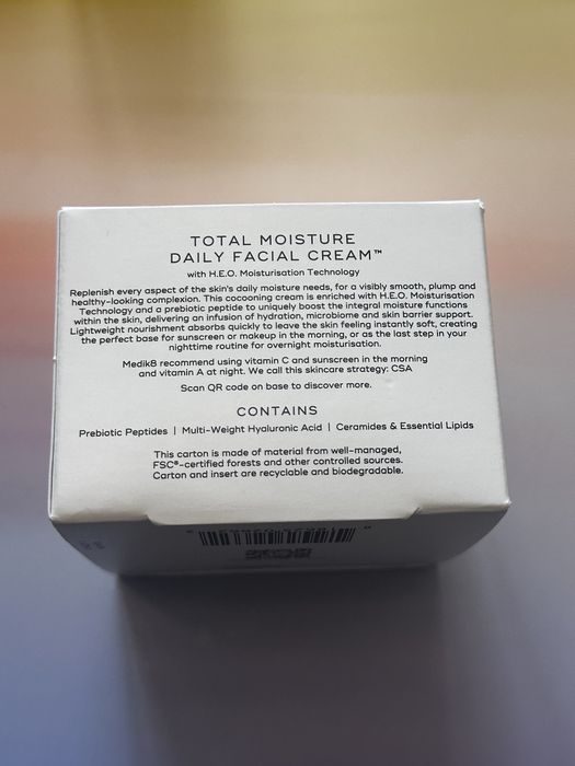 Medik8 - total moisture daily facial cream krem do twarzy 50ml nowy