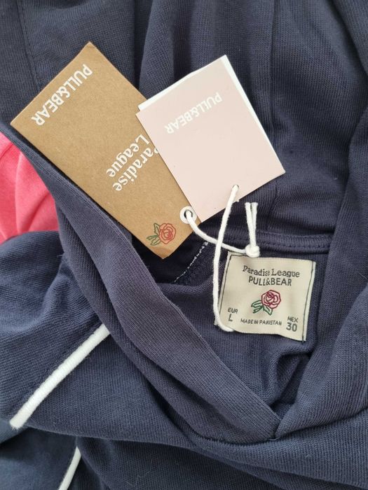 Bluza crop top z kapturem Pull&Bear L(40)